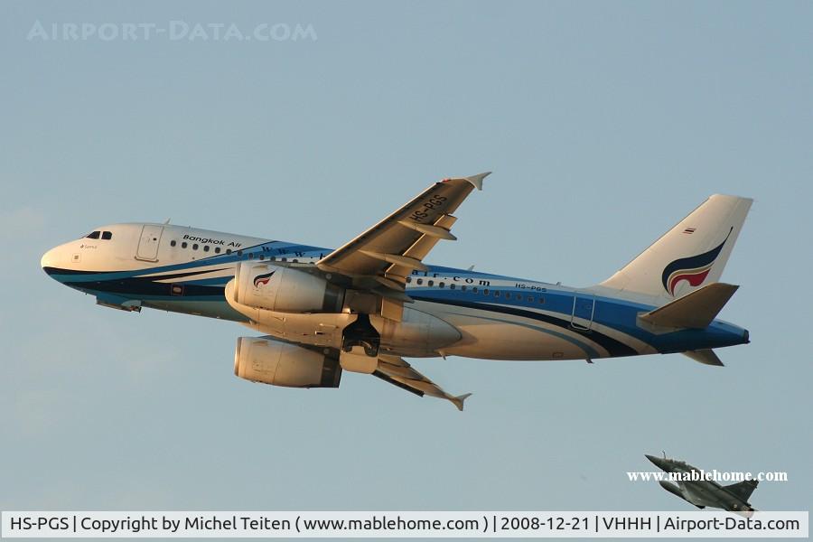 HS-PGS, 2007 Airbus A319-132 C/N 3142, Bangkok Air