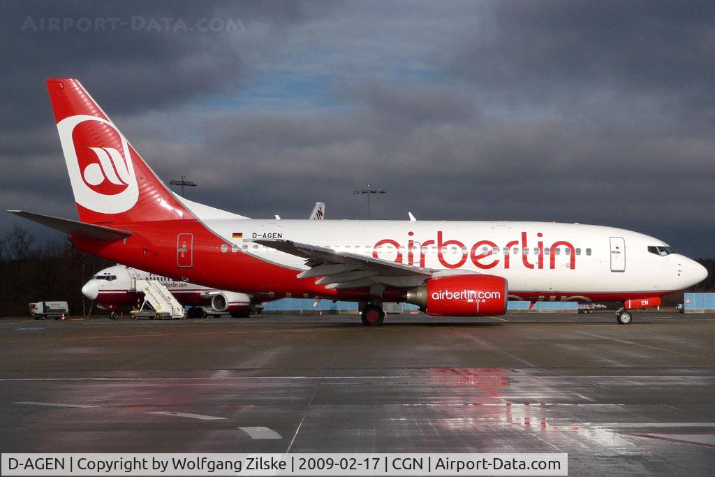 D-AGEN, 1998 Boeing 737-75B C/N 28100, visitor