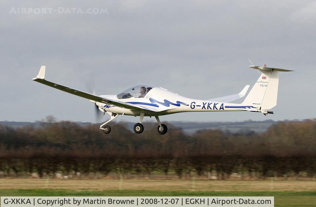 G-XKKA, 2000 Diamond HK-36TTC Super Dimona C/N 36677, A rare visitor to Headcorn.