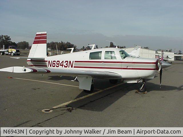 N6943N, 1968 Mooney M20C Ranger C/N 680192, N6943N