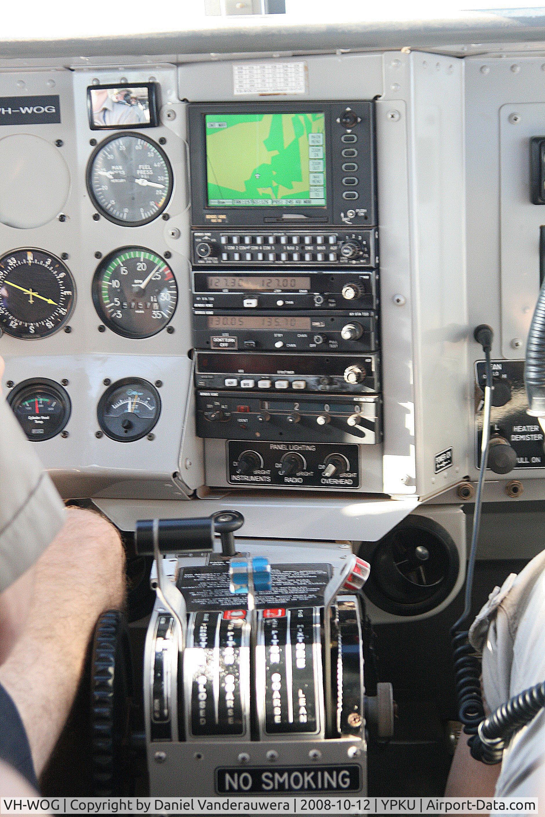 VH-WOG, 2002 Gippsland GA-8 Airvan C/N GA8-02-012, GPS (Garmin)  - taken in-flight to Bellburn Airstrip - Purnululu NP - WA