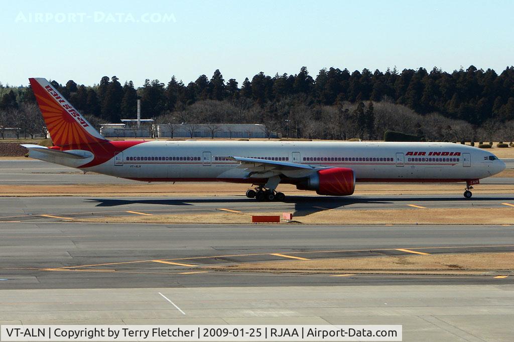 VT-ALN, 2008 Boeing 777-337/ER C/N 36312, Air India B777 at Narita
