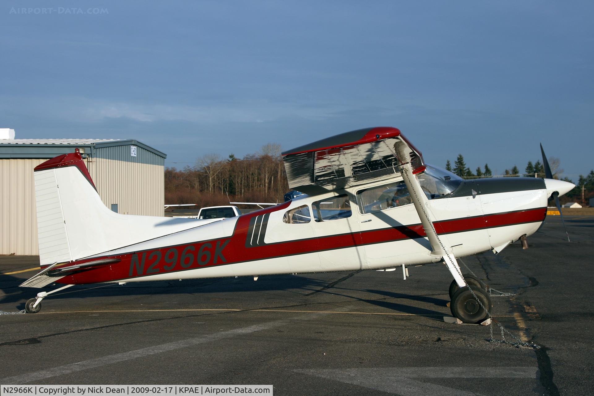 N2966K, 1980 Cessna 180K Skywagon C/N 18053140, KPAE