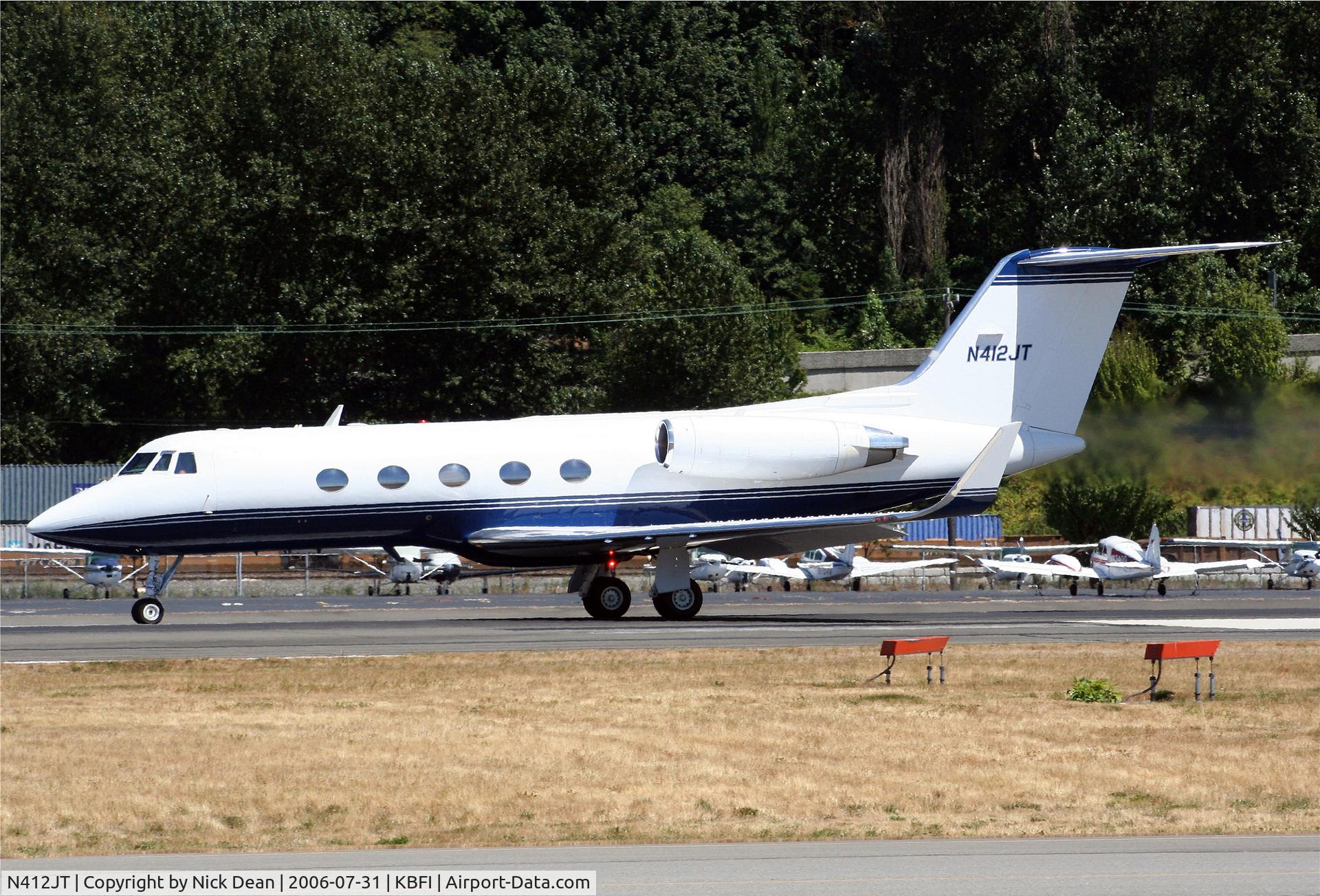 N412JT, 1970 Grumman G-1159 C/N 101, KBFI