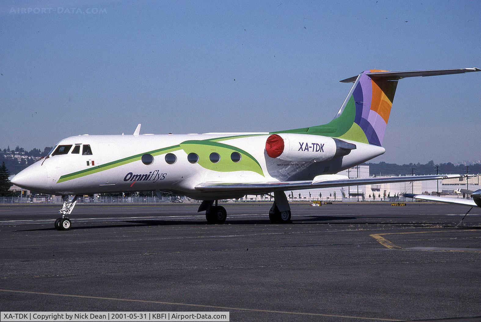 XA-TDK, 1972 Grumman G-1159 Gulfstream II C/N 114, KBFI