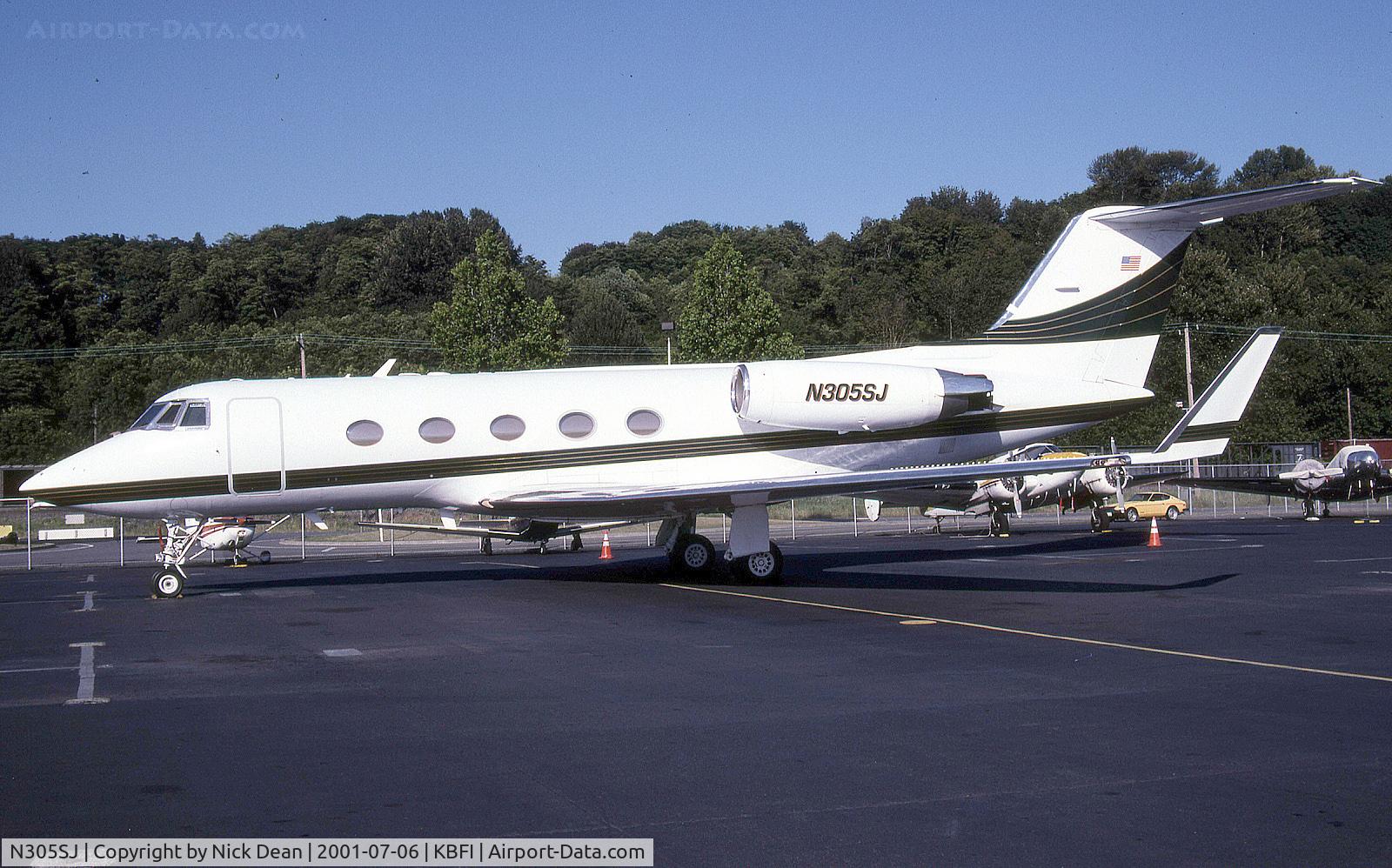 N305SJ, 1972 Grumman G1159 Gulfstream IIB C/N 119, KBFI