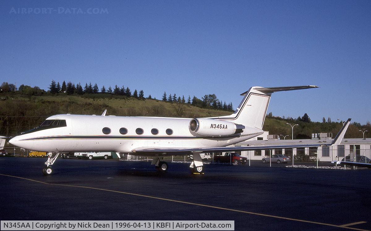 N345AA, 1973 Grumman G1159 Gulfstream IIB C/N 123, KBFI