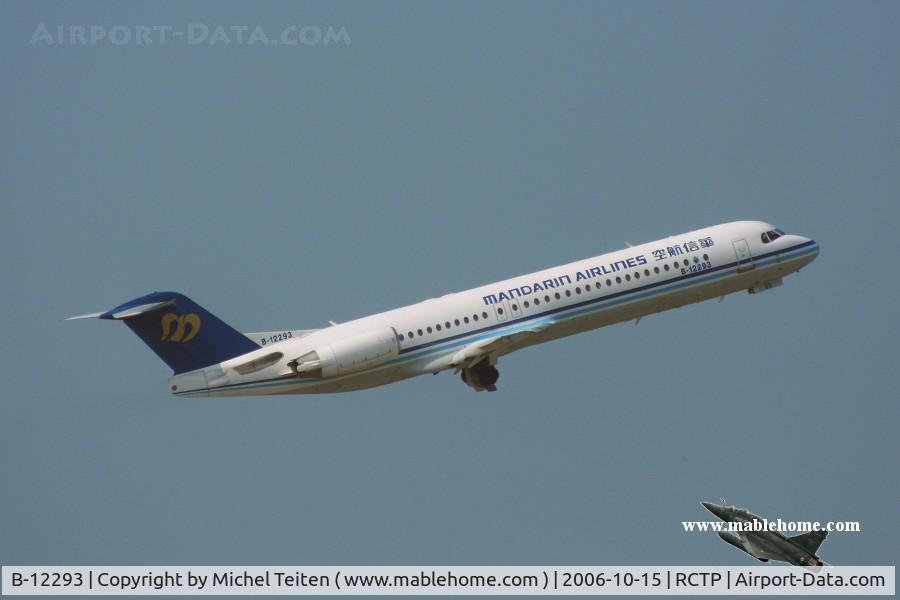 B-12293, 1994 Fokker 100 (F-28-0100) C/N 11517, Mandarin Airlines