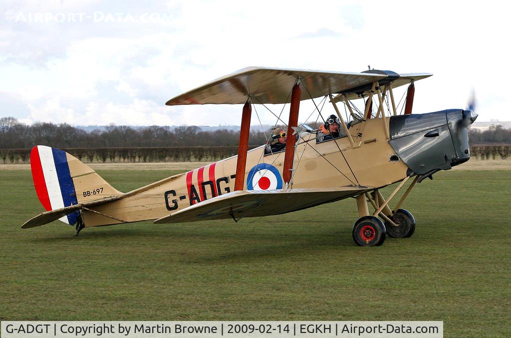 G-ADGT, 1935 De Havilland DH-82A Tiger Moth II C/N 3338, Operated by the Tiger Club.