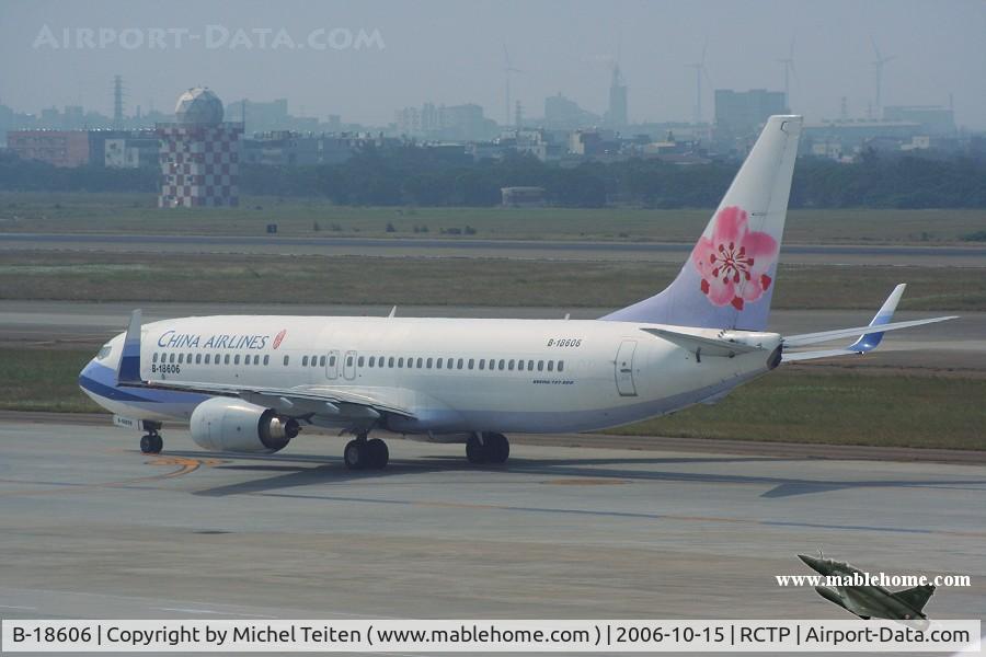 B-18606, Boeing 737-809 C/N 28405, China Airlines