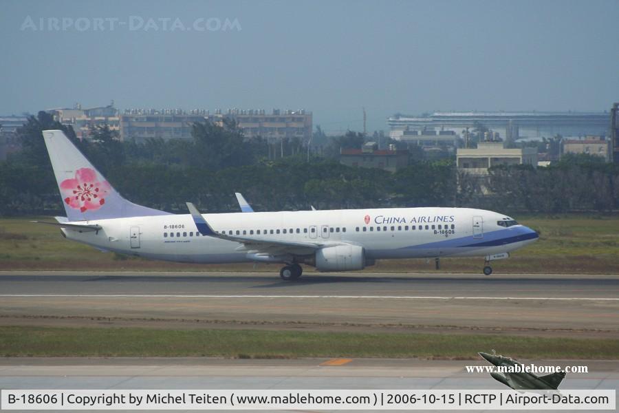 B-18606, Boeing 737-809 C/N 28405, China Airlines