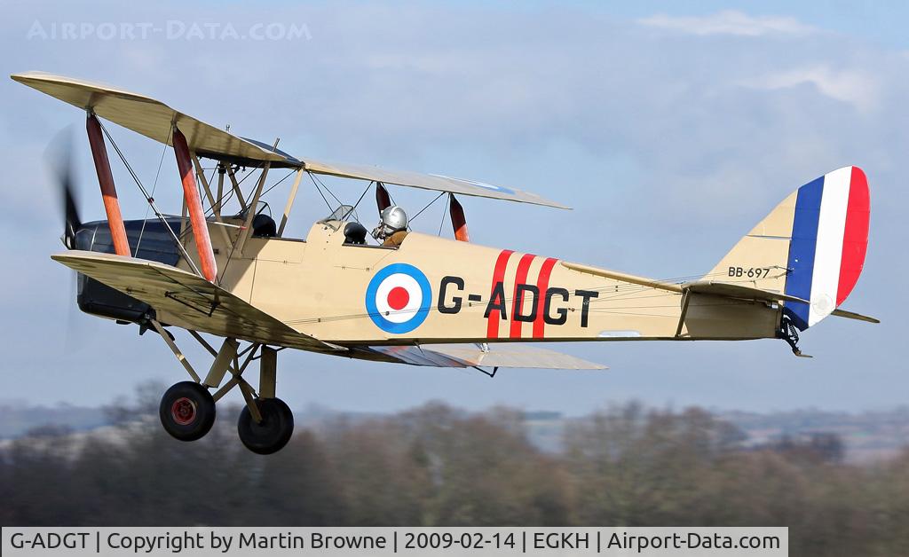 G-ADGT, 1935 De Havilland DH-82A Tiger Moth II C/N 3338, Operated by the Tiger Club