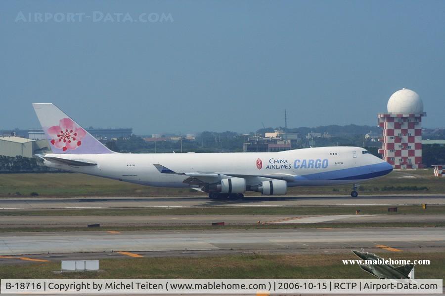 B-18716, 2003 Boeing 747-409F/SCD C/N 33732, China Airlines Cargo