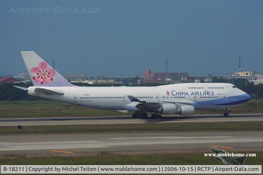 B-18211, 2004 Boeing 747-409 C/N 33735, China Airlines