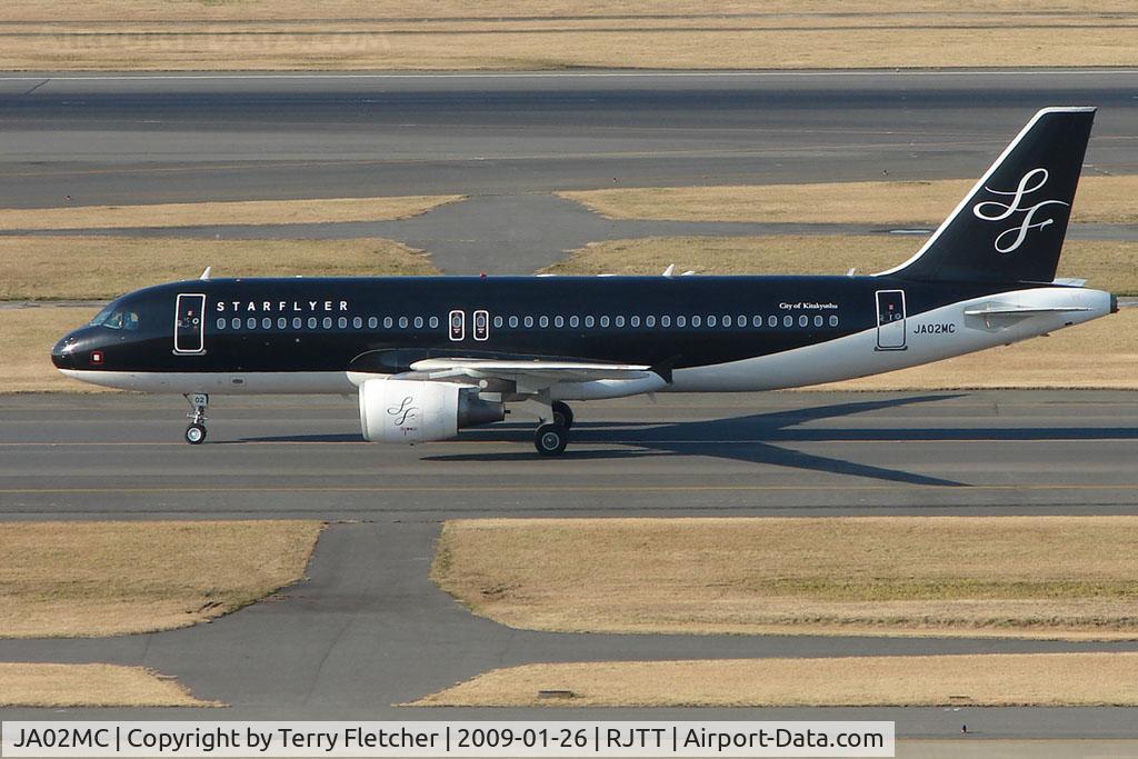 JA02MC, 2006 Airbus A320-214 C/N 2658, Starflyer A320 at Haneda