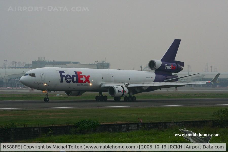 N588FE, 1992 McDonnell Douglas MD-11F C/N 48490, Fedex