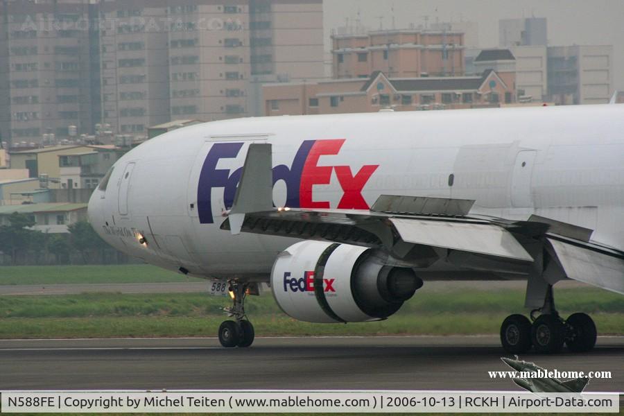 N588FE, 1992 McDonnell Douglas MD-11F C/N 48490, Fedex