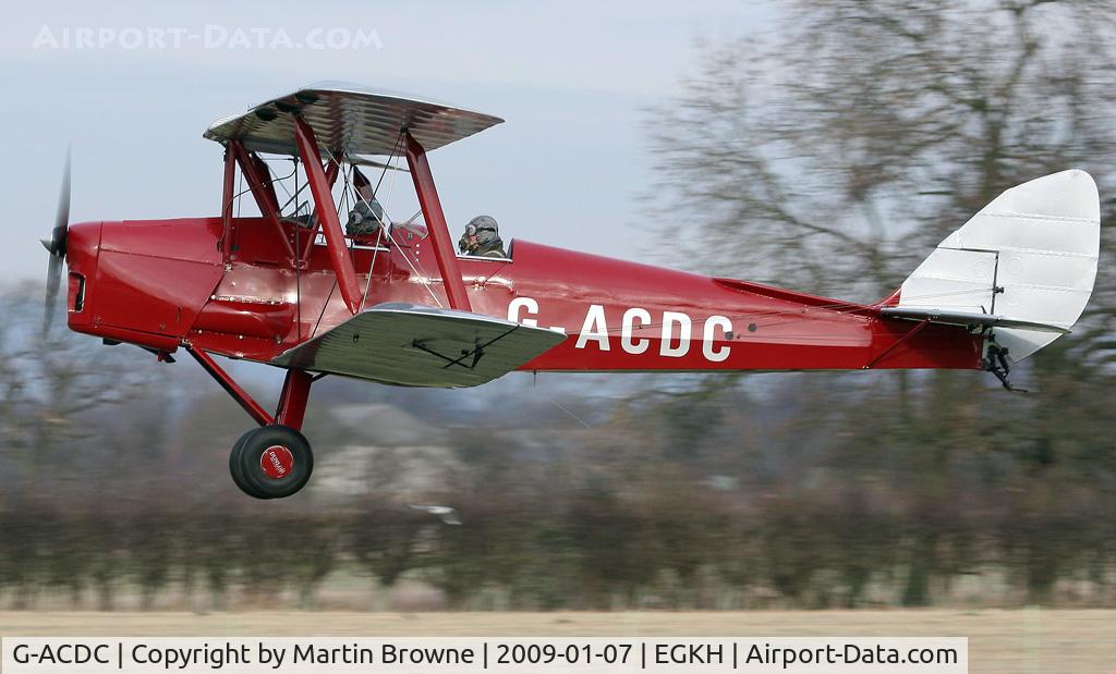 G-ACDC, 1933 De Havilland DH-82A Tiger Moth II C/N 3177, Second oldest flying Tiger Moth in the world.