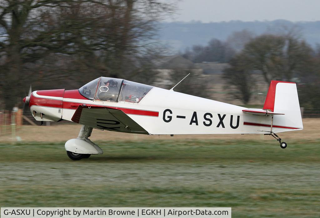 G-ASXU, 1961 Jodel (Wassmer) D-120A Paris-Nice C/N 196, A spin on a very cold day.