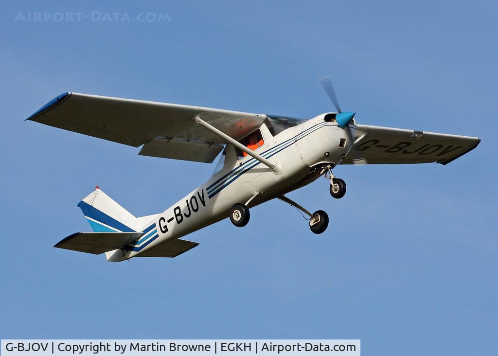 G-BJOV, 1970 Reims F150K C/N 0558, Morning take off Headcorn