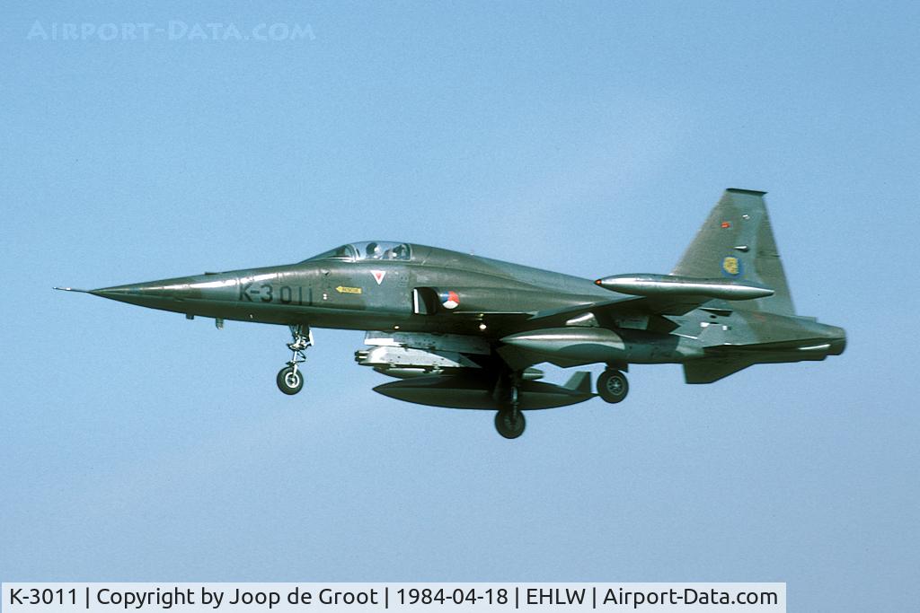K-3011, 1970 Canadair NF-5A Freedom Fighter C/N 3011, One of many NF-5's this day due to a diversion from Twenthe.
