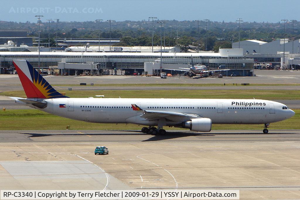 RP-C3340, Airbus A330-301 C/N 203, Phillipines A330 at Sydney