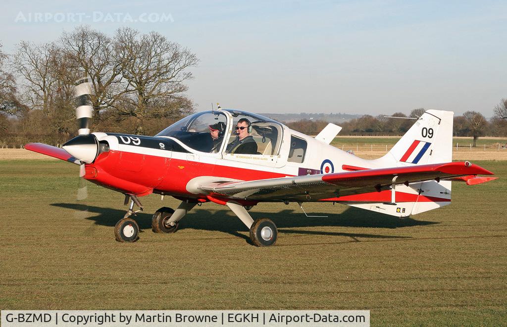G-BZMD, 1973 Scottish Aviation Bulldog T.1 C/N BH120/247, BULLDOG IN ORIGINAL RAF LIVERY.