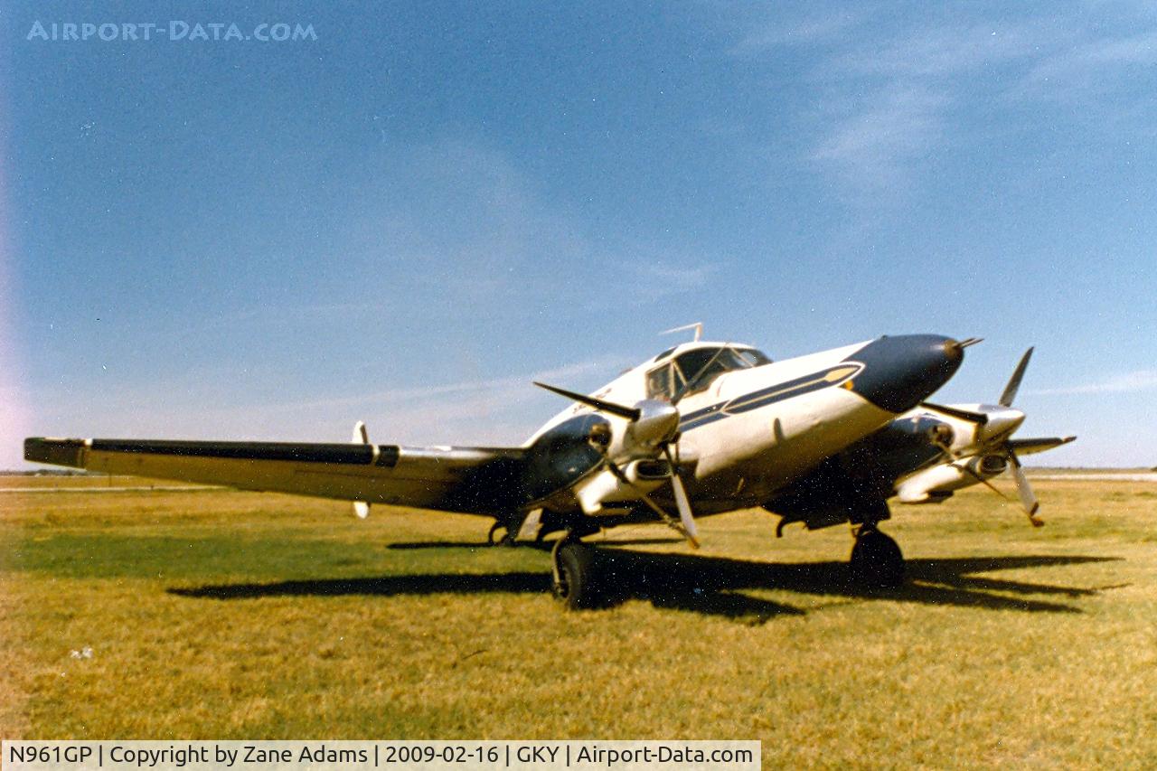 N961GP, 1961 Beech-Hamilton G18S Westwind III C/N BA-559, SMB Stage Lines turbine Beech 18 at Meacham Field