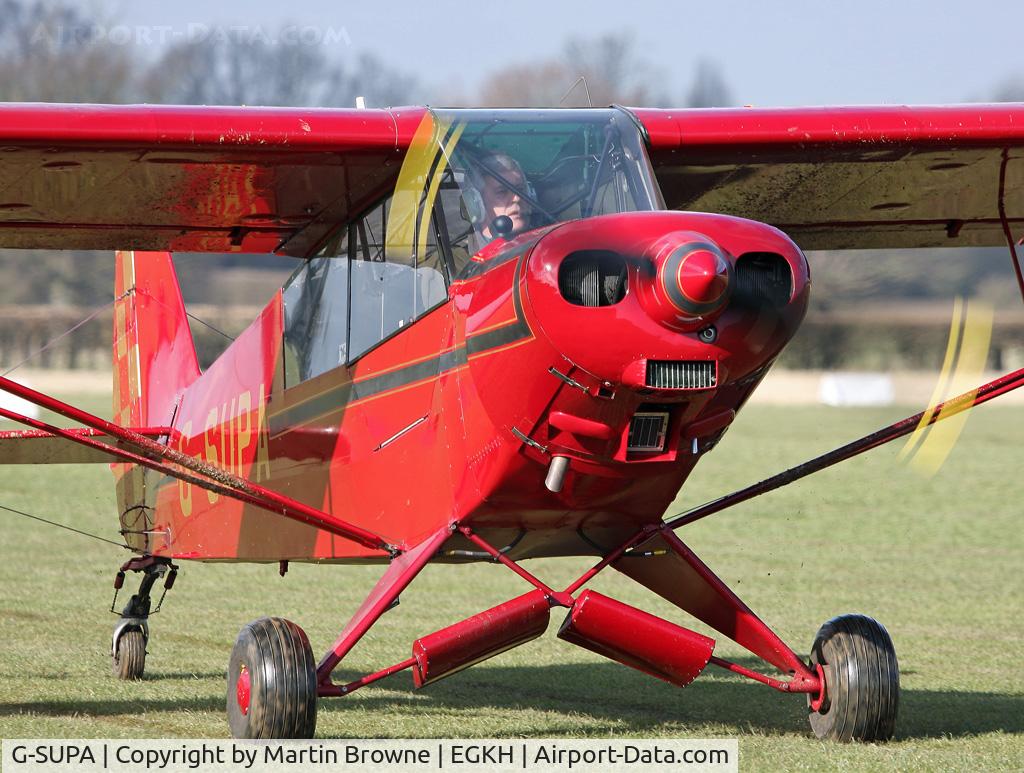 G-SUPA, 1957 Piper PA-18-150 Super Cub C/N 18-5512, Close up of the business end