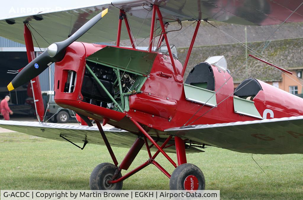 G-ACDC, 1933 De Havilland DH-82A Tiger Moth II C/N 3177, Second oldest flying Tiger.