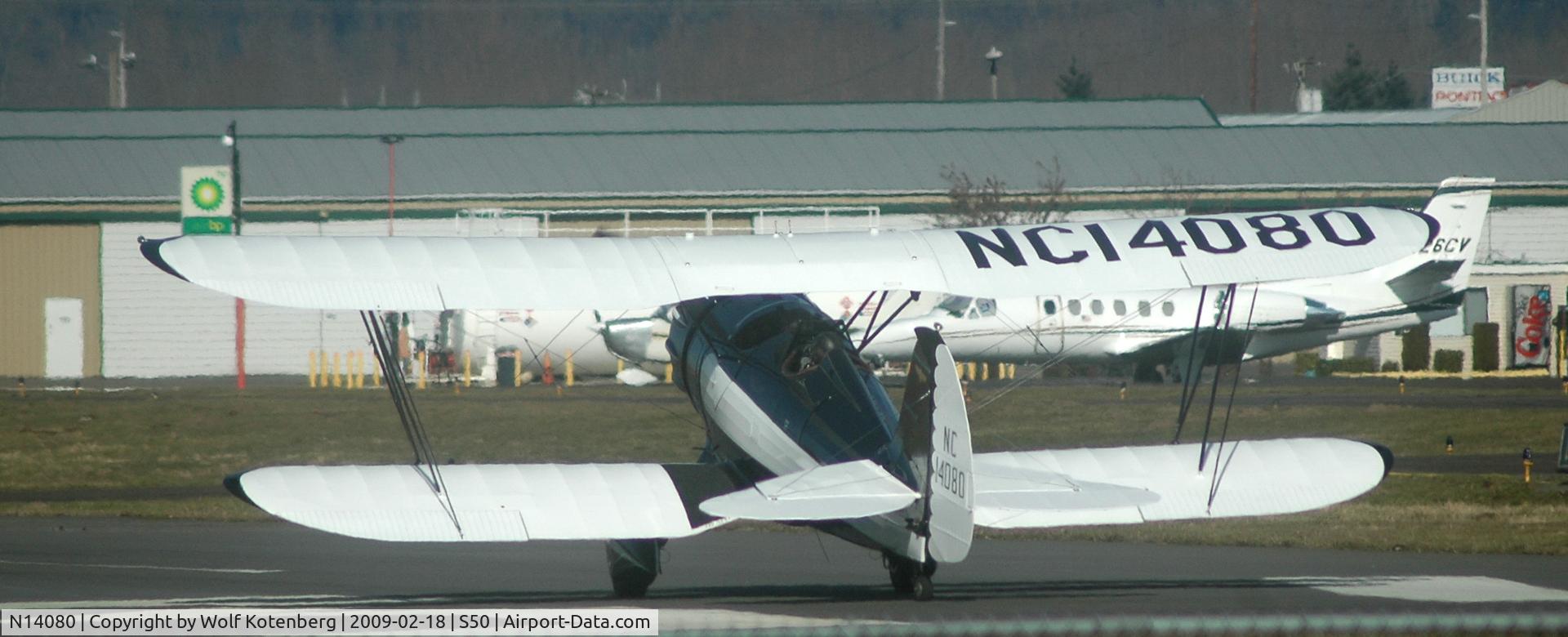 N14080, 1934 Waco YMF-3 C/N 4209, Lets gun it ........and go flying...