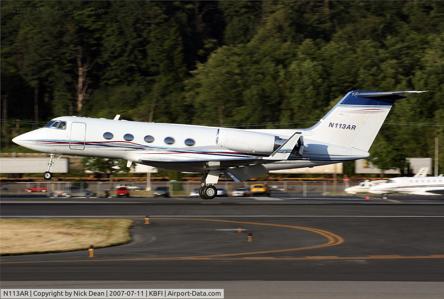 N113AR, 1973 Grumman G1159 Gulfstream IIB C/N 139, KBFI