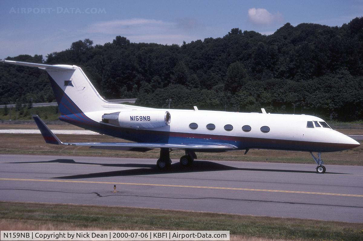 N159NB, 1984 Grumman G-1159B Gulfstream II-B C/N 140, KBFI (Actually built in 1974)