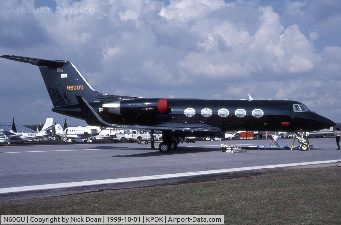 N60GU, 1974 Grumman G-1159 Gulfstream II SP C/N 150, KPDK