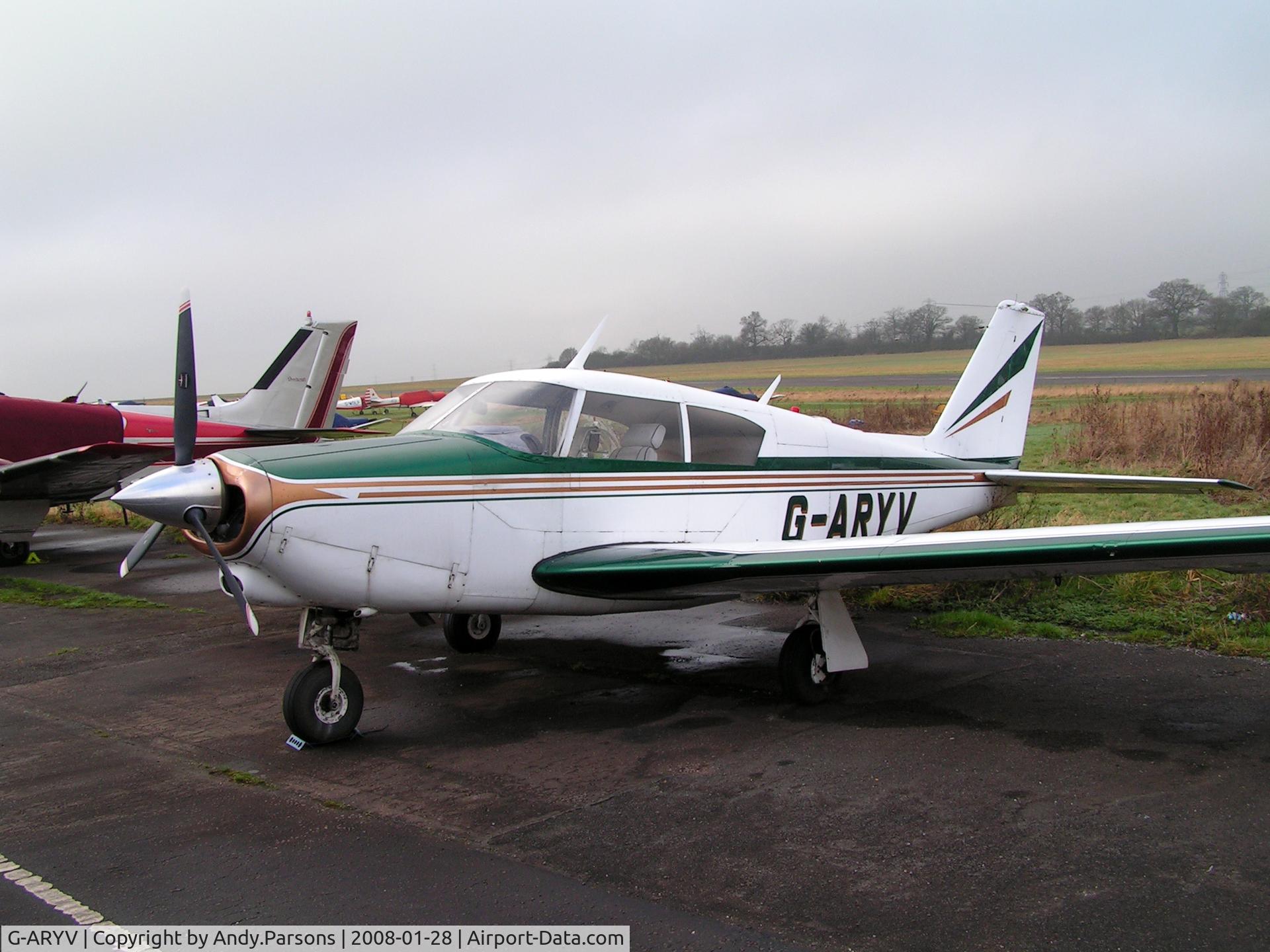 G-ARYV, 1961 Piper PA-24-250 Comanche C/N 24-2516, G-aryv Commanche at Elstree