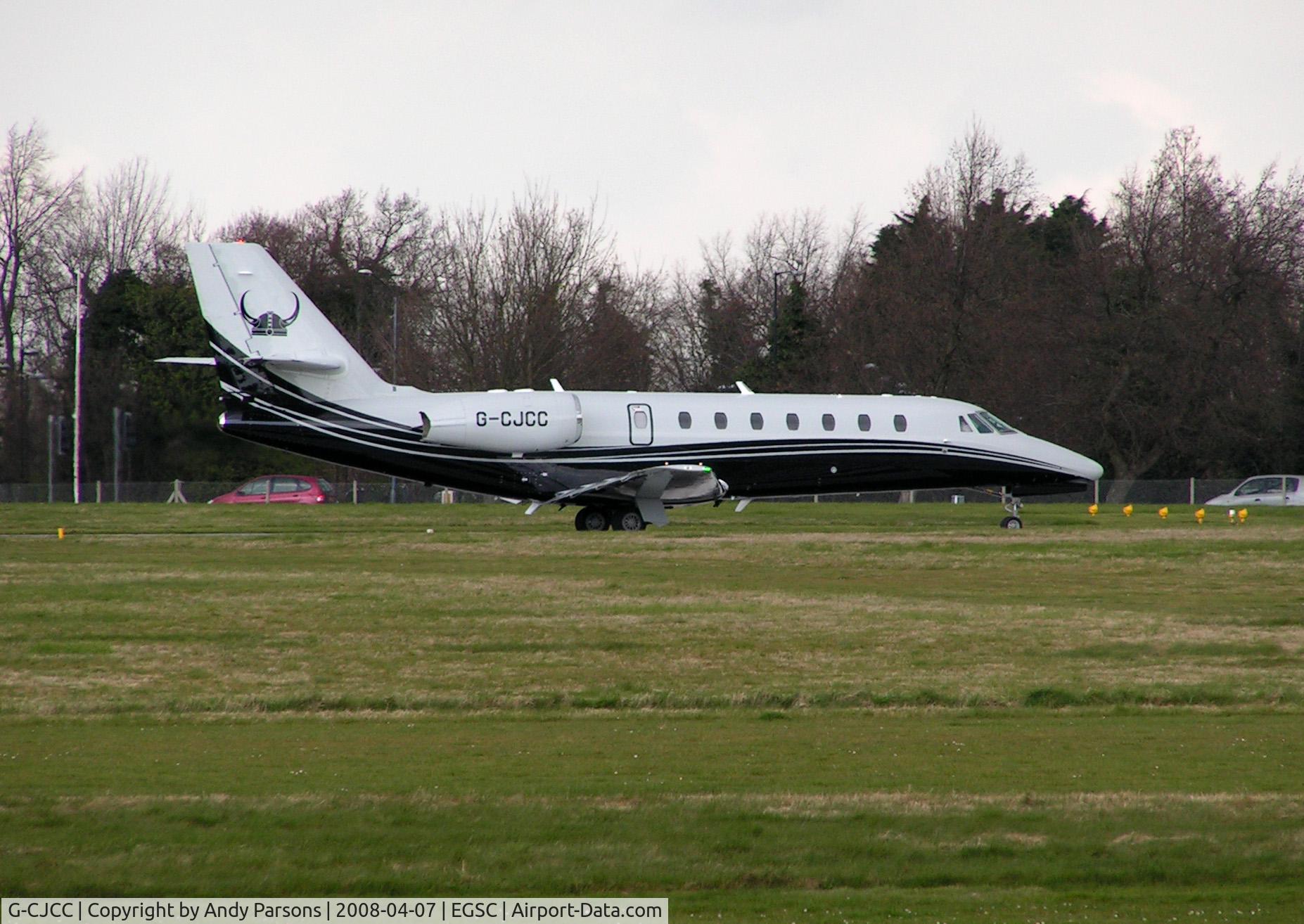 G-CJCC, 2008 Cessna 680 Citation Sovereign C/N 680-0189, G-CJCC at Cambridge