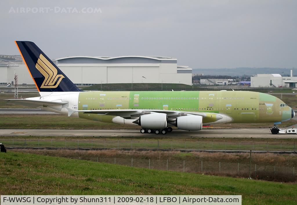 F-WWSG, 2007 Airbus A380-841 C/N 010, C/n 045 - For Singapore Airlines as 9V-SKJ