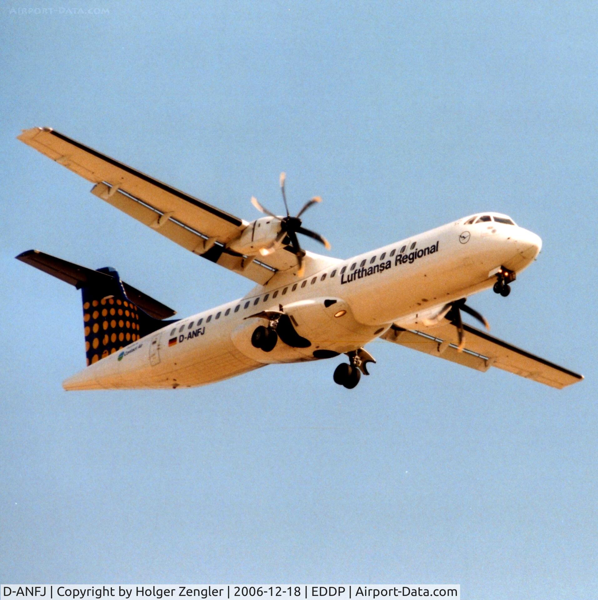 D-ANFJ, 2001 ATR 72-212A C/N 664, Welcome to LEJ!