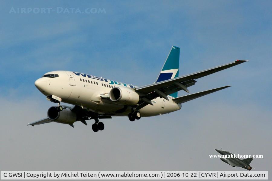 C-GWSI, 2005 Boeing 737-6CT C/N 34286, Westjet