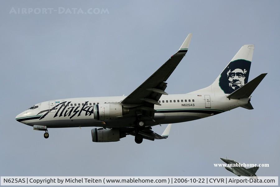N625AS, 2001 Boeing 737-790 C/N 30792, Alaska Airlines
