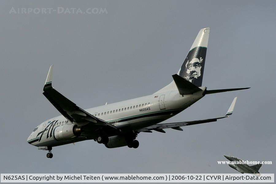 N625AS, 2001 Boeing 737-790 C/N 30792, Alaska Airlines