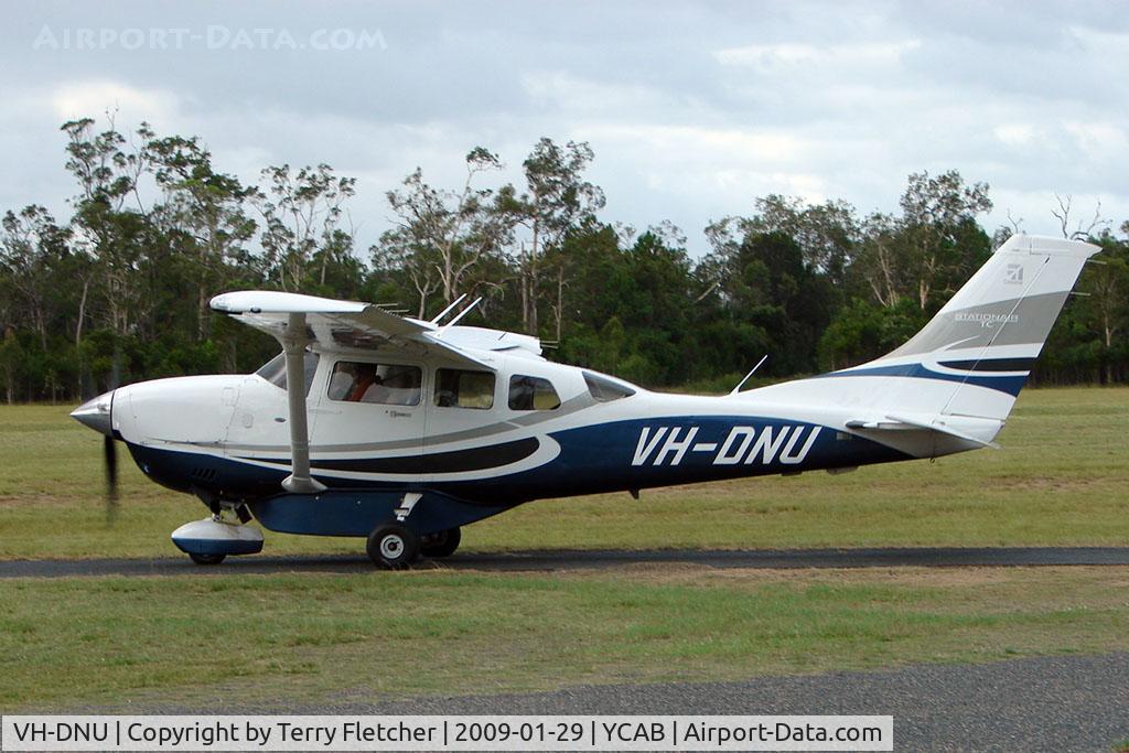 VH-DNU, Cessna T206H Turbo Stationair C/N T20608864, Cessna 206 flying at Caboolture , QLD