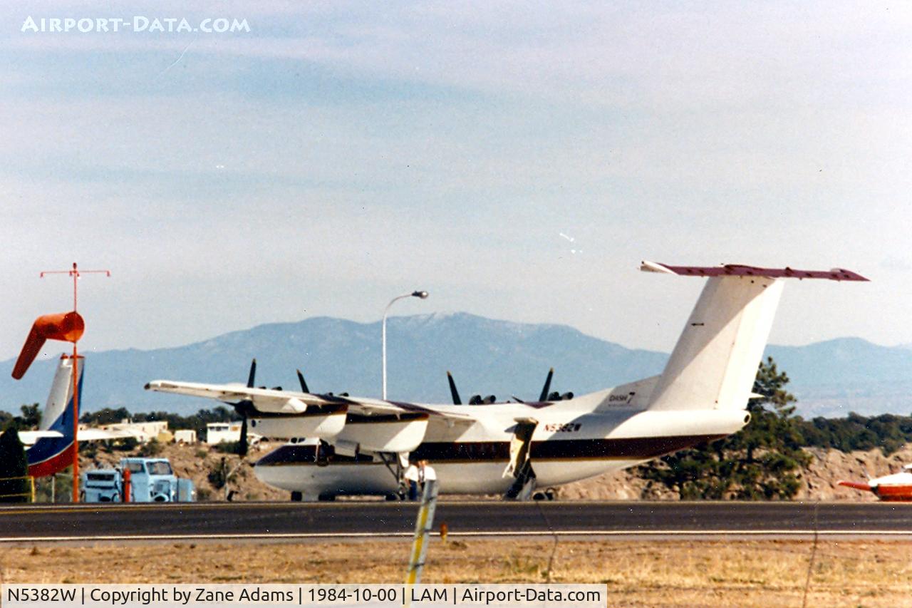 N5382W, 1983 De Havilland Canada DHC-7-102 Dash 7 C/N 95, Dash-7 at Los Alamos, NM