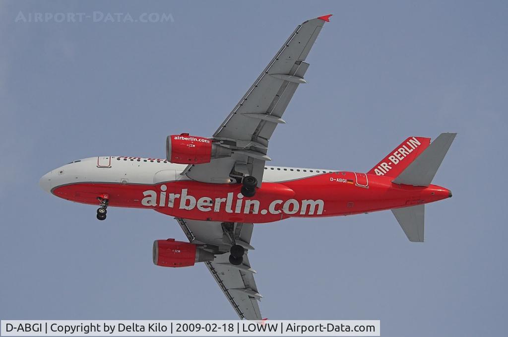 D-ABGI, 2007 Airbus A319-112 C/N 3346, AIR BERLIN