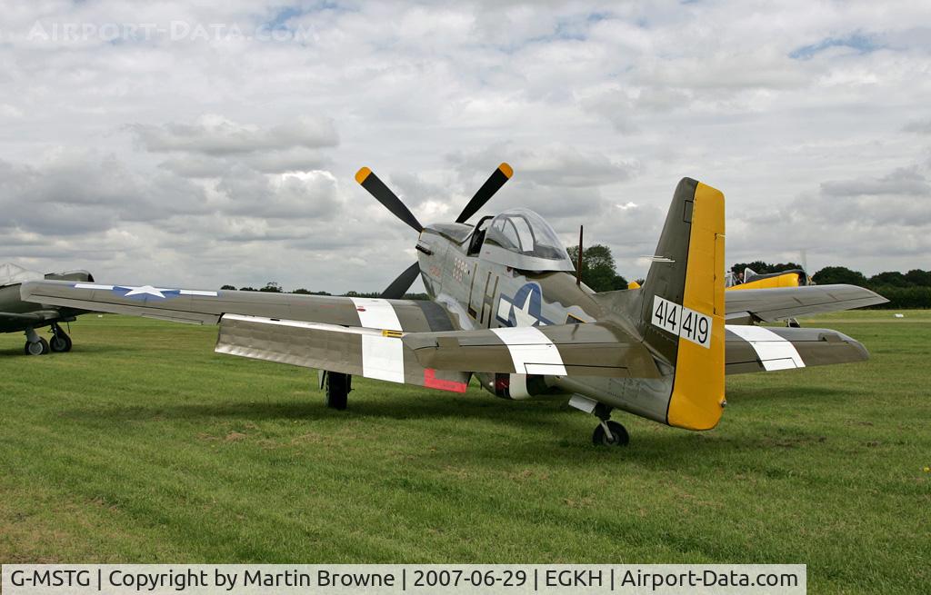 G-MSTG, 1945 North American P-51D Mustang C/N 124-48271, Another view of Janie.