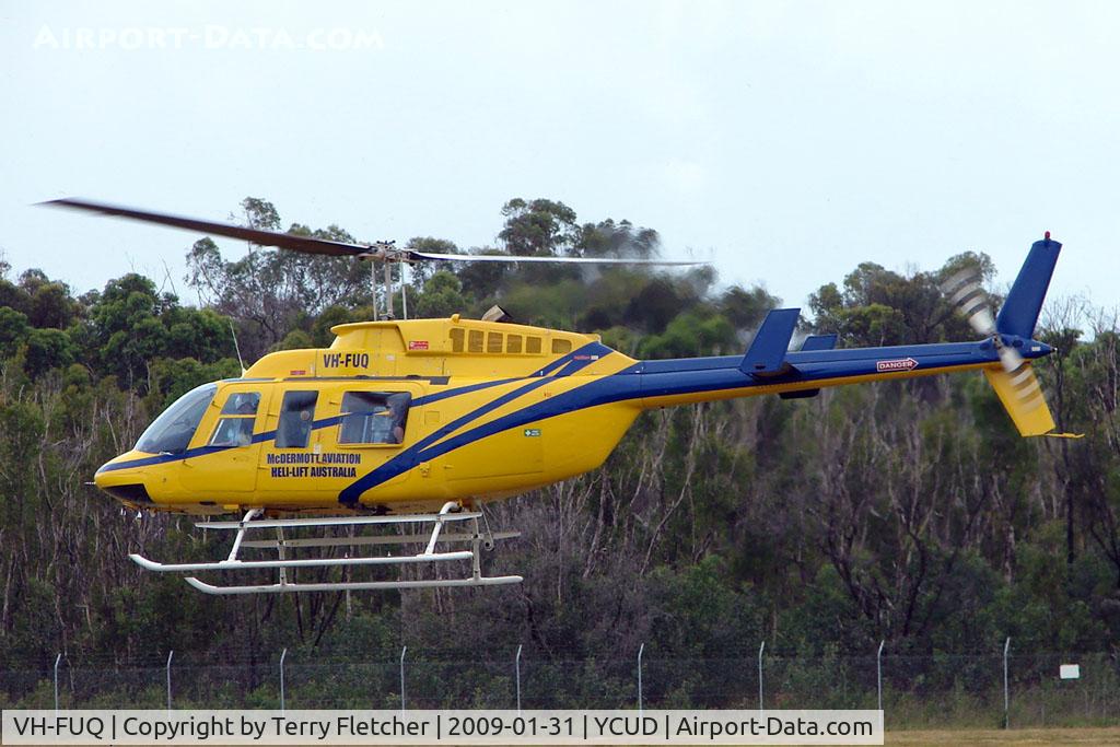 VH-FUQ, Bell 206L-1 LongRanger II C/N 45279, Bell 206L-1 (c/n 45279) at Caloundra