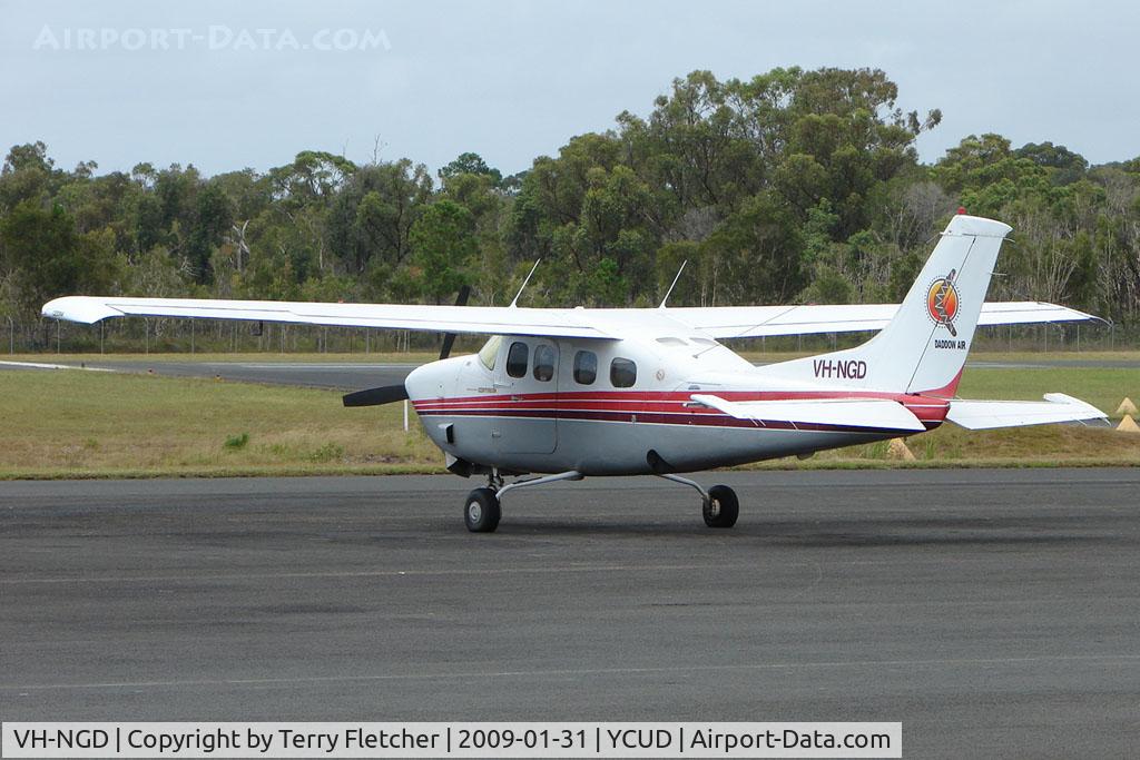 VH-NGD, 1980 Cessna P210N Pressurised Centurion C/N P21000459, Cessna P210N at Caloundra