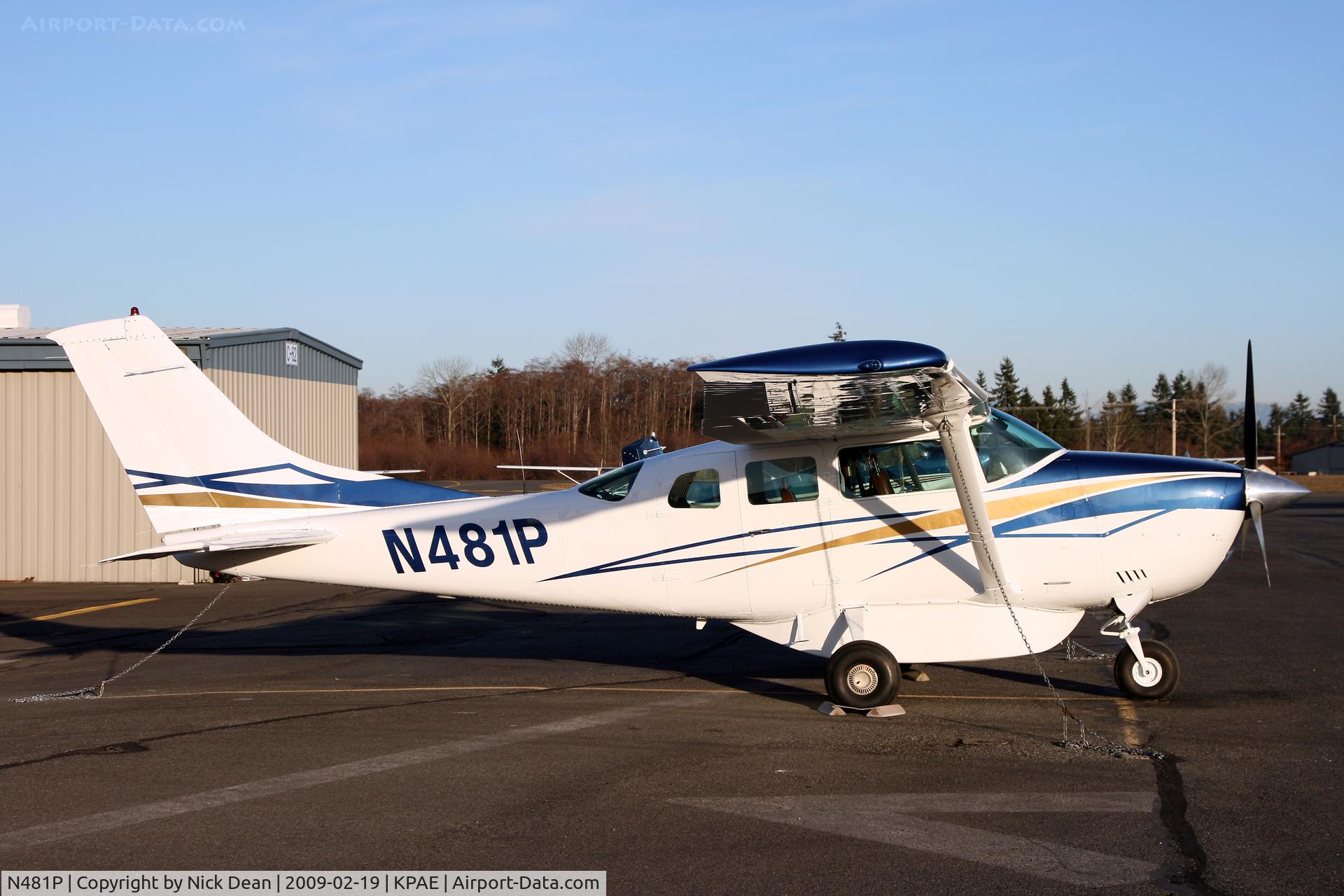 N481P, 1977 Cessna U206G Stationair C/N U20603684, KPAE