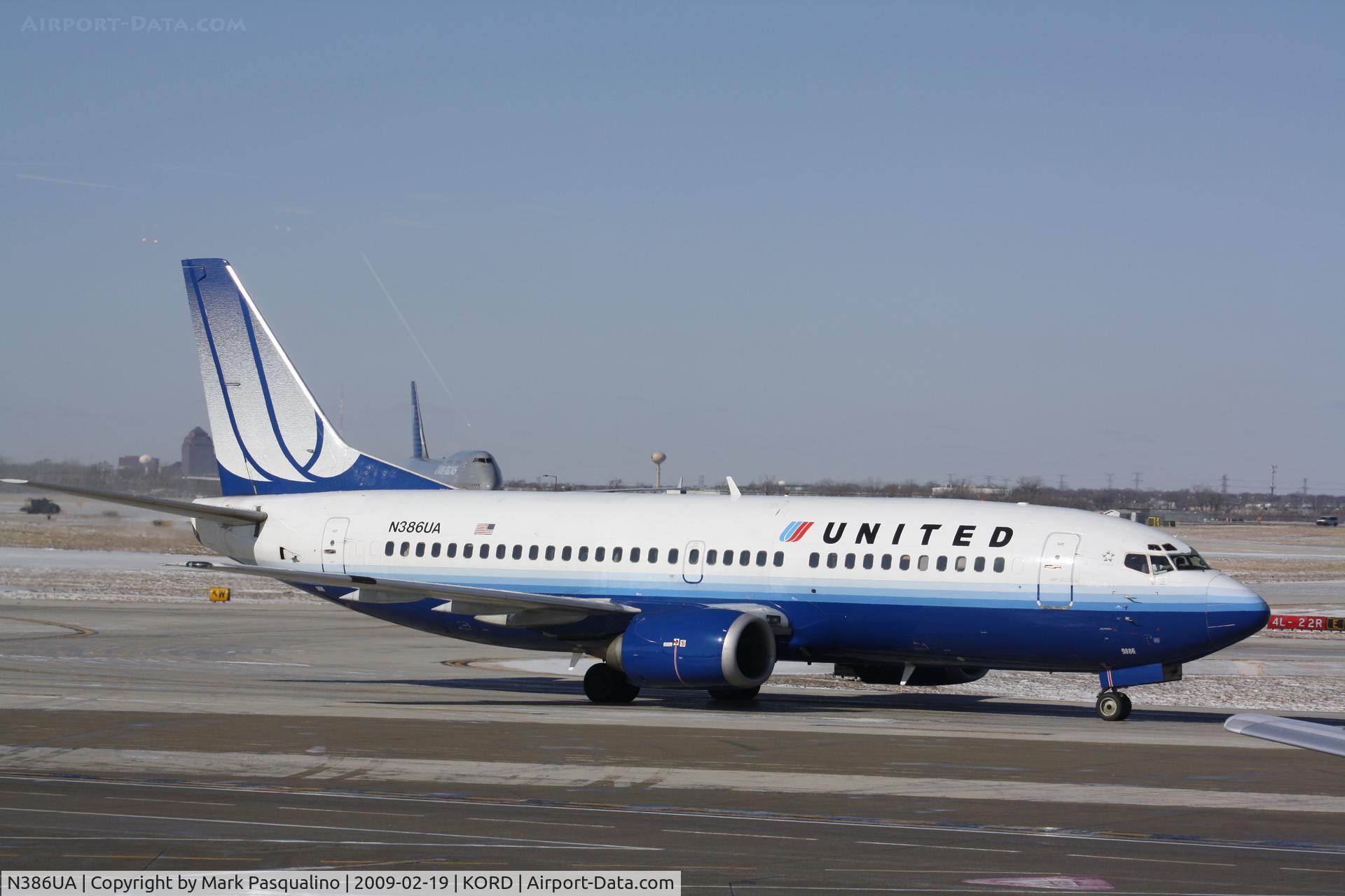 N386UA, 1990 Boeing 737-322 C/N 24661, Boeing 737-300