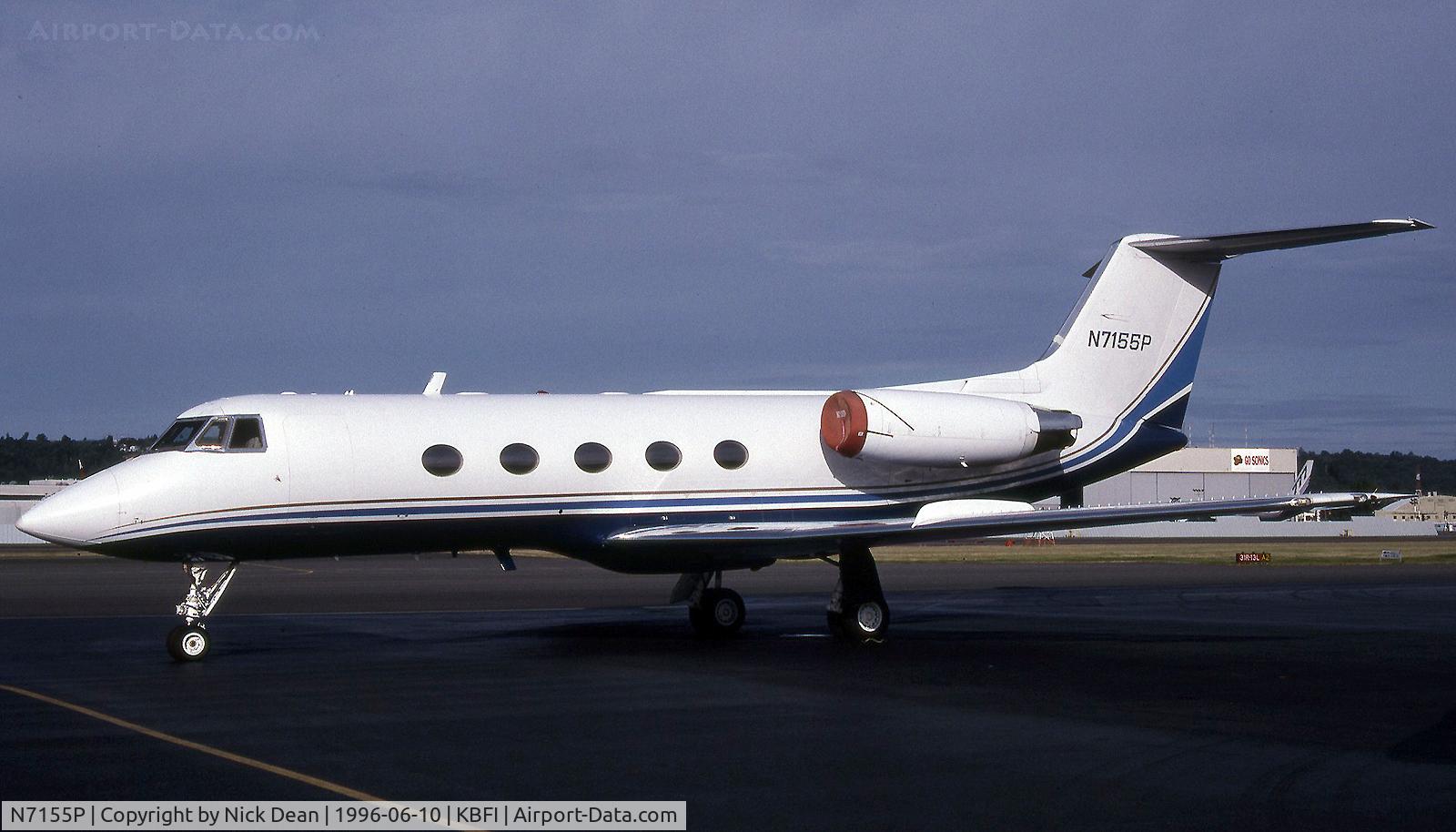 N7155P, 1975 Grumman G-1159 Gulfstream II C/N 169, KBFI